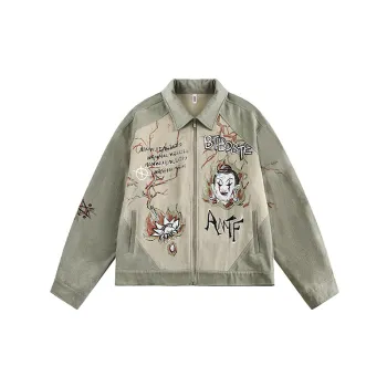 Graffiti Stitching Jacket