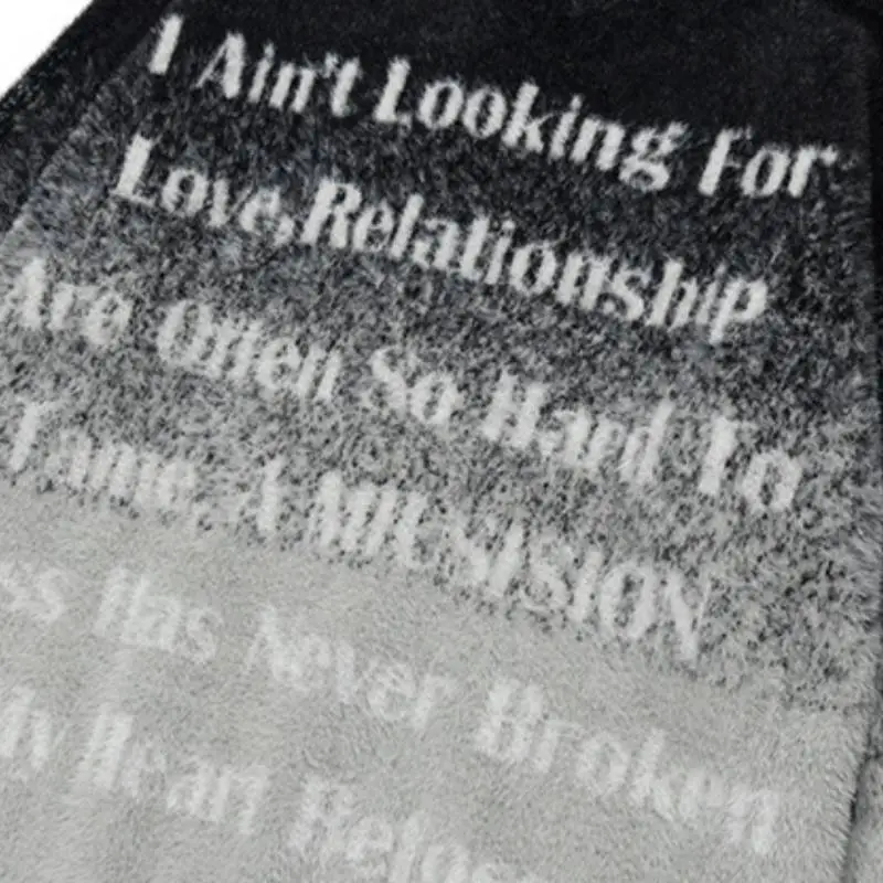 Text Thought Gradient Design Theme Hoodie-4