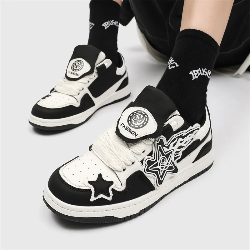 Mesh Patchwork Retro Sneakers-1
