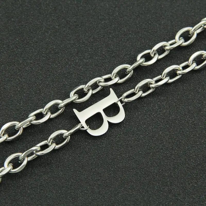 Letter Pendant Necklace-3