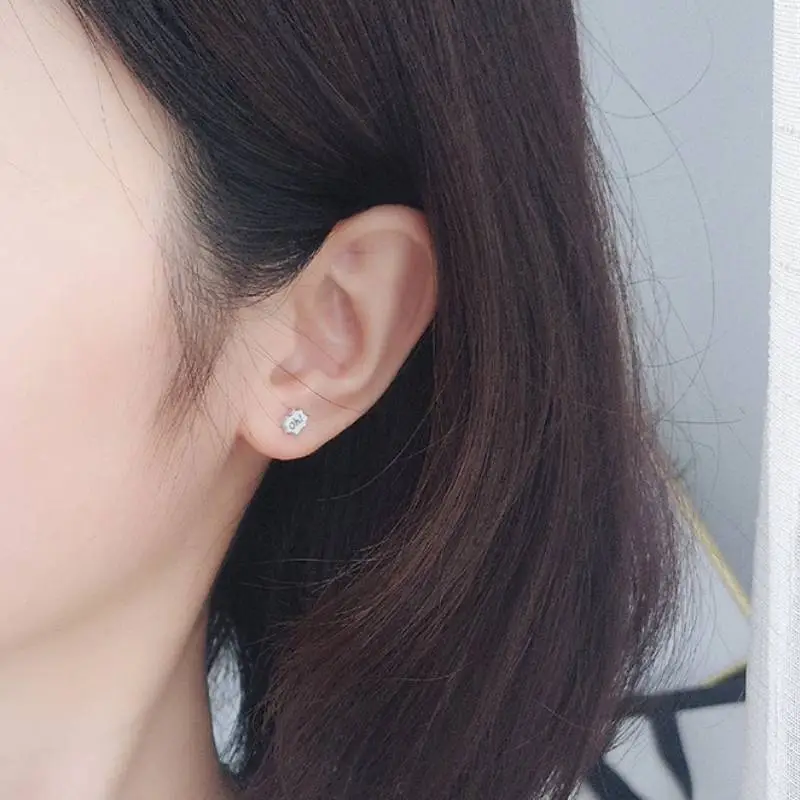 Minimalist Smiley Face Earrings-2