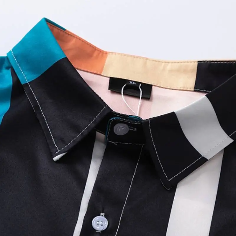 Trendy Striped Shirt-2