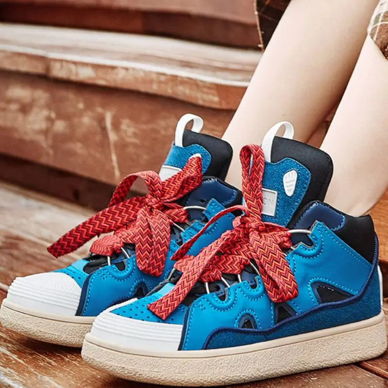 High Top Trendy Casual Board Shoes-10