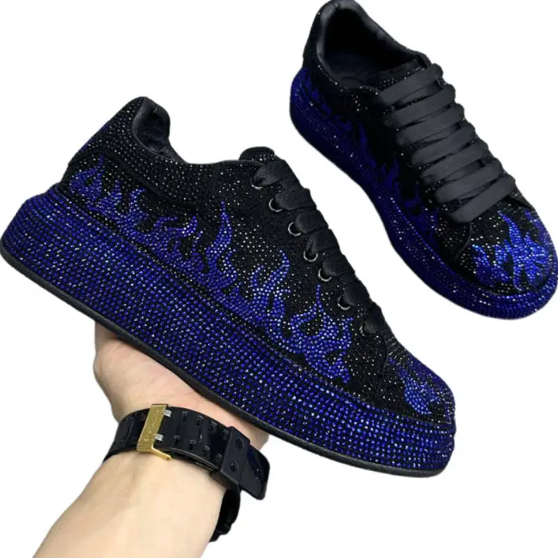 Full Diamond Thick Sole Torre Shoes-8