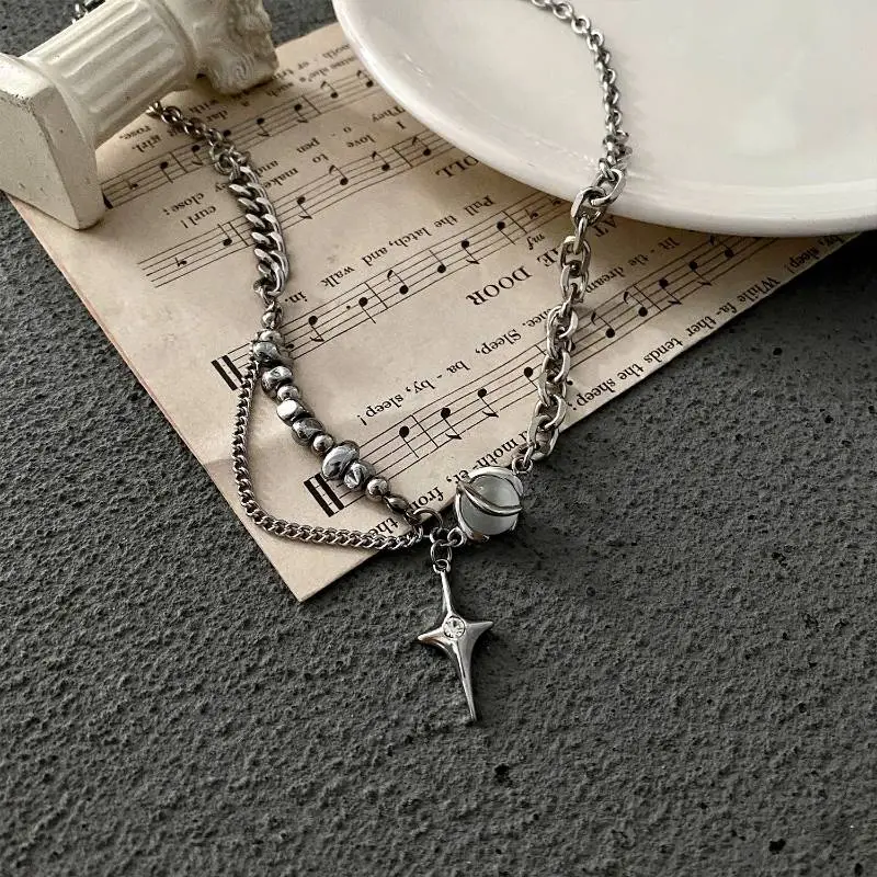 Trendy Star Pendant Necklace-4