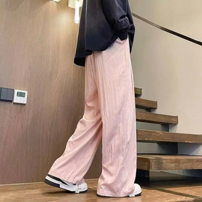 Wide legged Outer Wear Quick drying Casual Pants-7