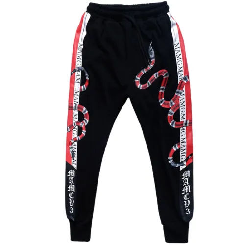 Stitching Gothic Sports Pants