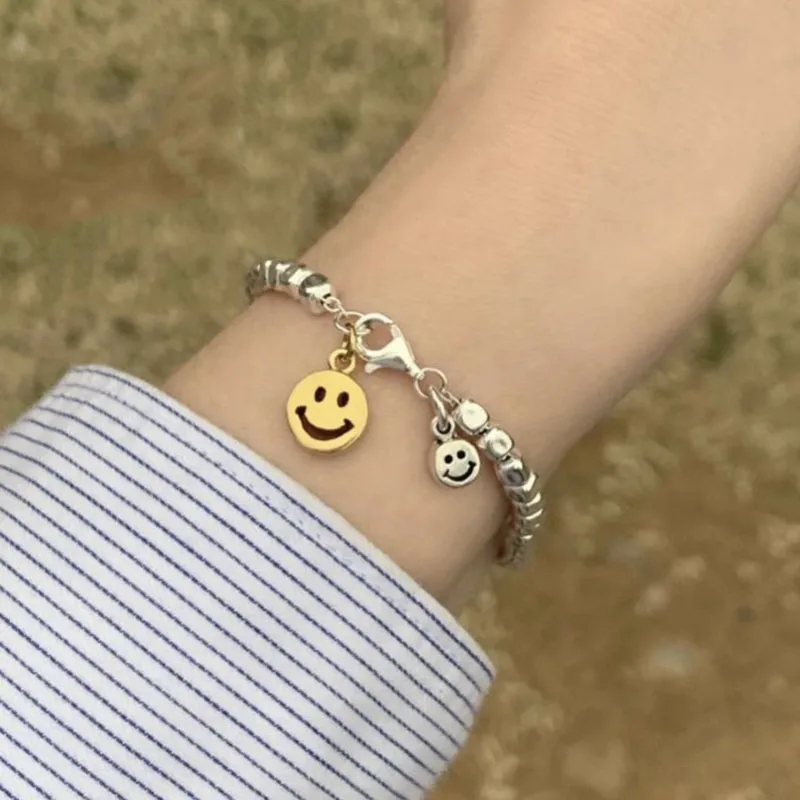 Smiley Face Hip Hop Bracelet-1