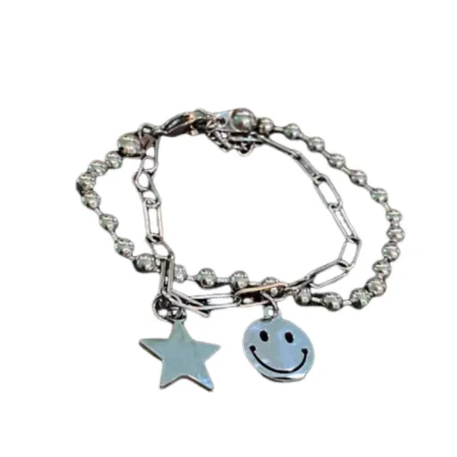 Double-Layer Punk Bracelet