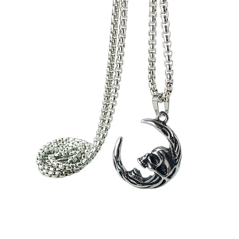 New Skull Rock Punk Style Hiphop Pendant-2