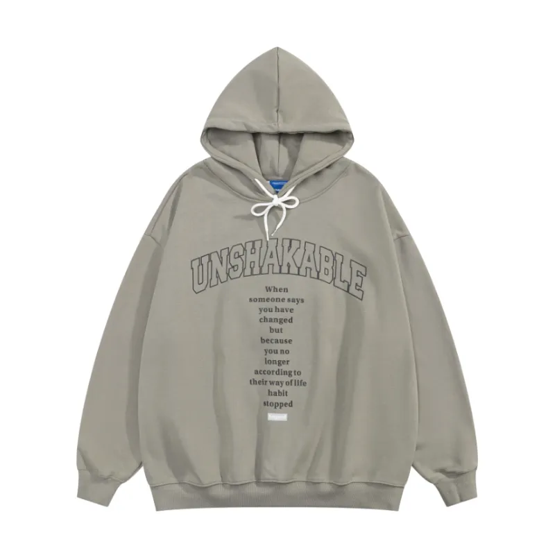 Vintage Fleece lined Thickened Hooded Sweater-2