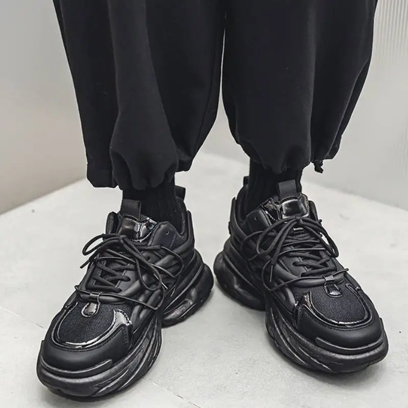 Breathable Mesh Thick Bottom Sneakers-5