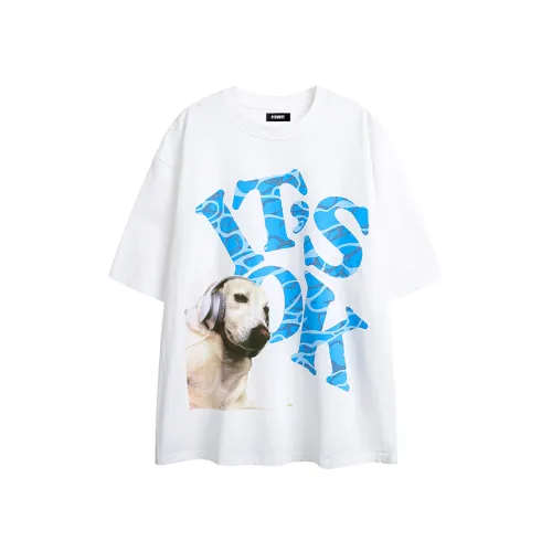 Creative Cartoon Puppy Loose Tee