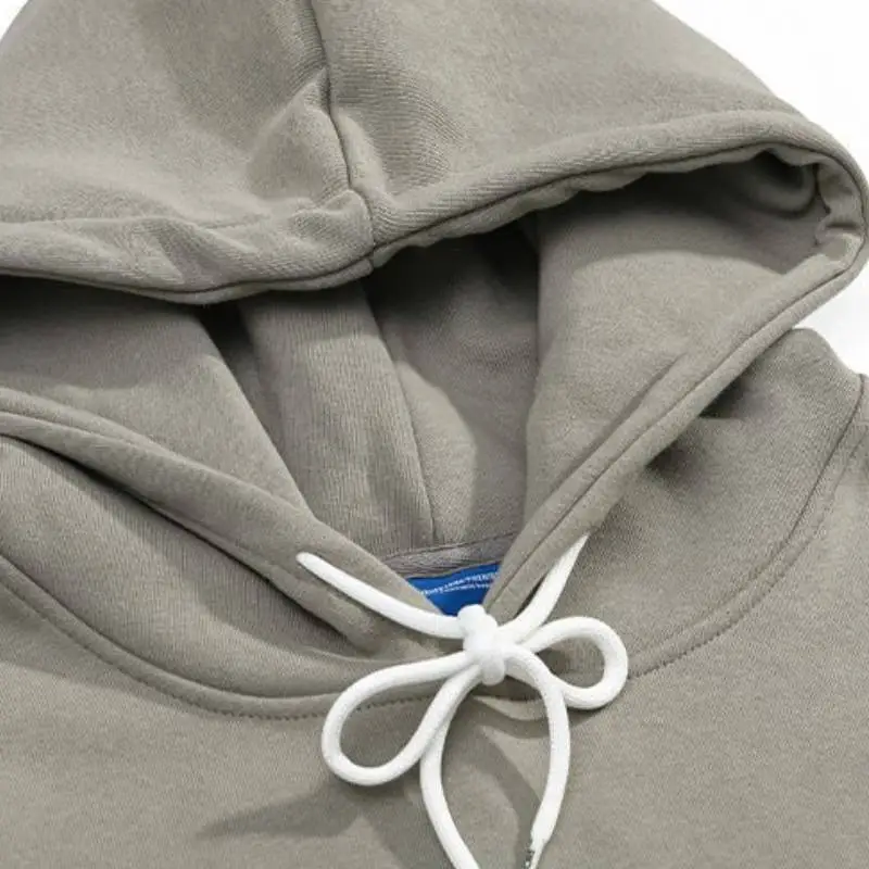 Vintage Fleece lined Thickened Hooded Sweater-5