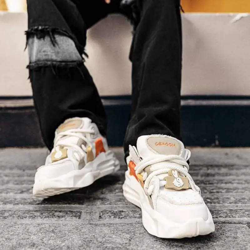 Street Hip hop Thick Sole Breathable Comfortable Bread Shoes-1