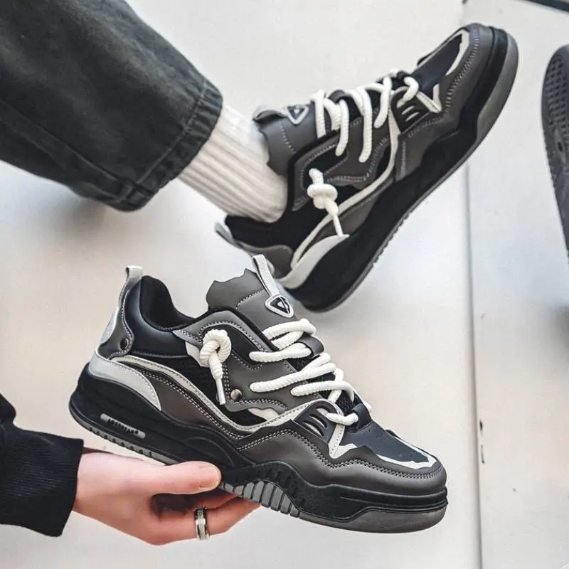 Retro Casual Fashionable Skateboarding Shoes-10