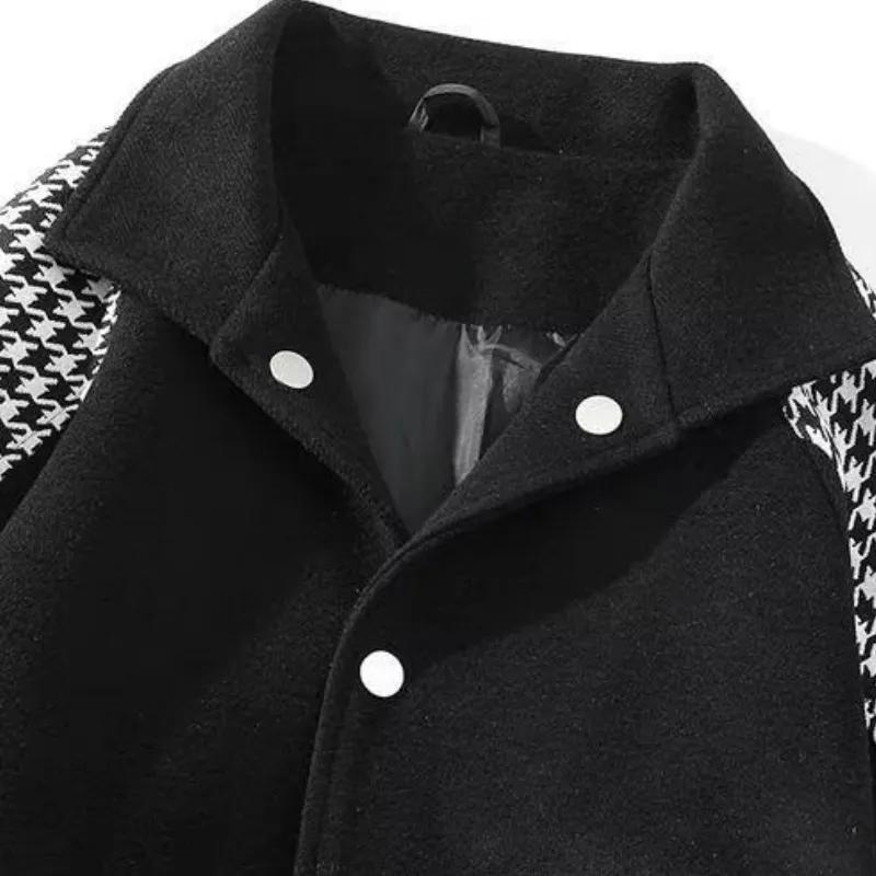 Trendy Stitching Baseball Jacket-2