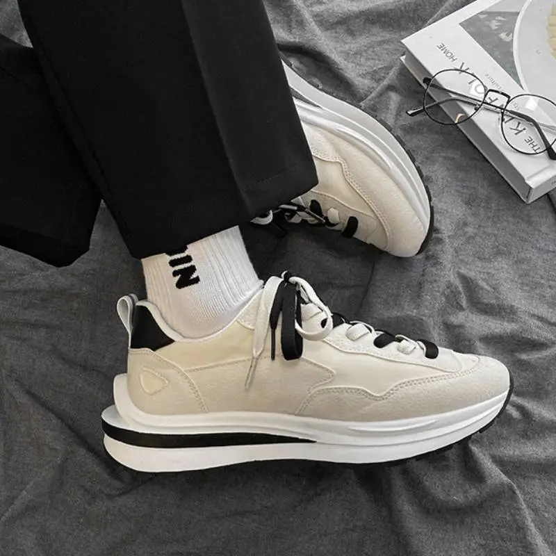 Casual Thick Sole Increased Torre Shoes-1