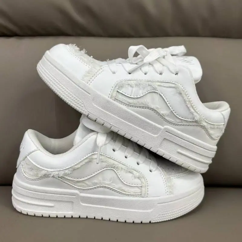 Trendy Height Enhancing Graffiti Sneakers-1