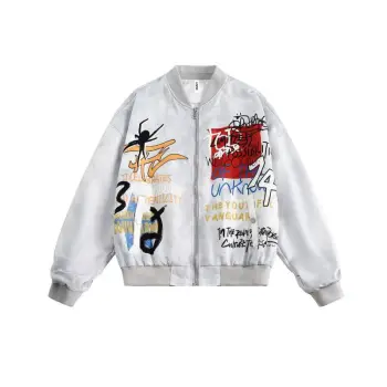 Fashion Graffiti Bomber Jacket