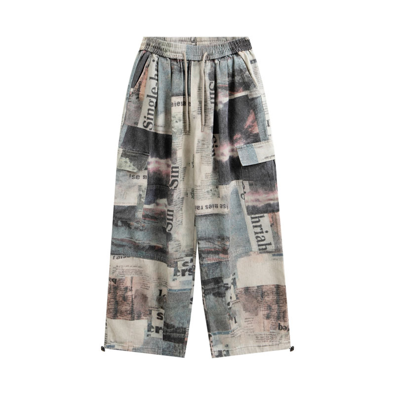 Trendy Hip-Hop Graffiti Jeans - POIZON Trendy Hip-Hop Graffiti Jeans - POIZON