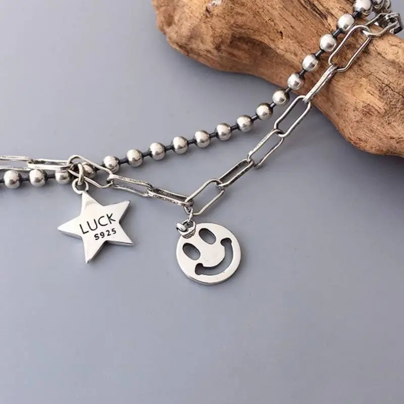 Retro Smiley Face Bracelet-1