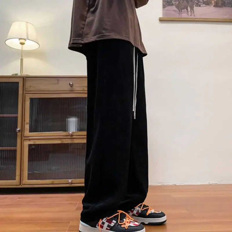 Trendy Loose Large Size Corduroy Pants-2