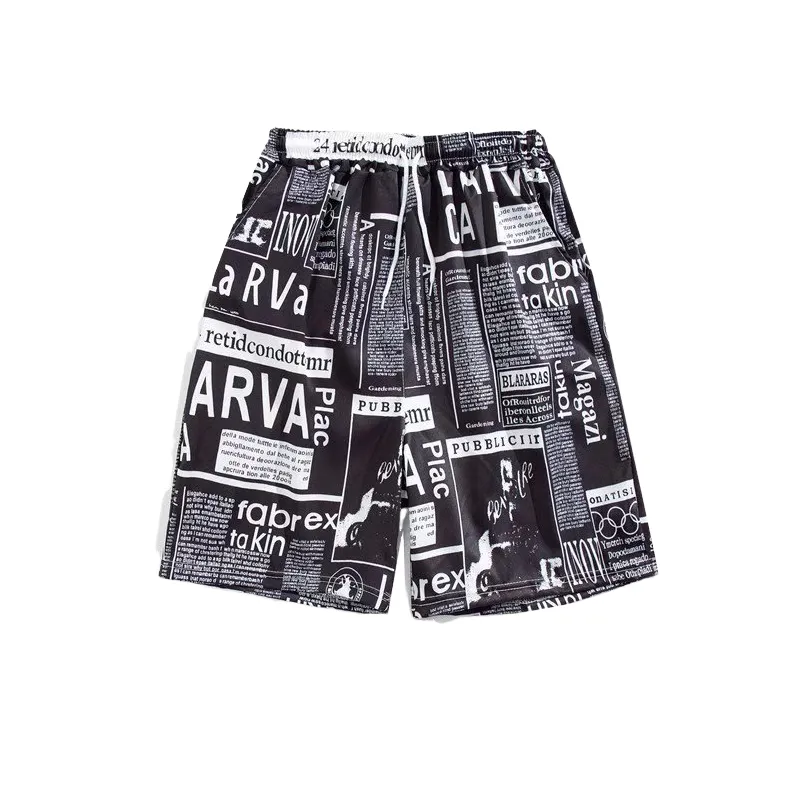 Straight Leg Loose Casual shorts-0