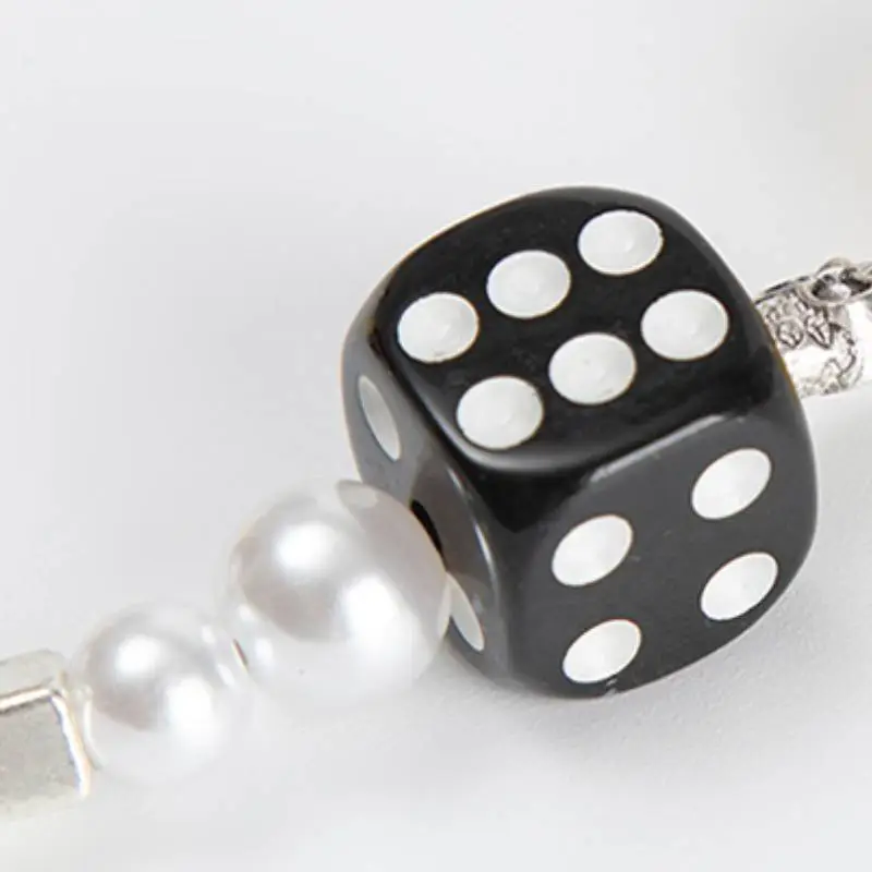 Butterfly Pearl Smiley Face Necklace-2