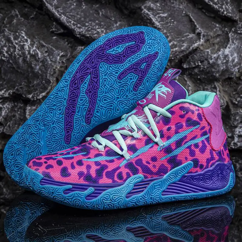High Top Mesh Running Shoes-1