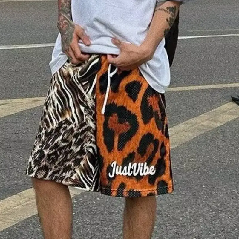 Large Size Printing Casual Casual Shorts-2