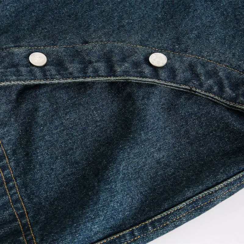 Versatile Loose Denim Shorts-2
