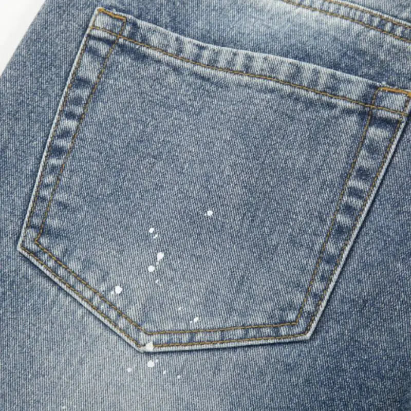 Casual Washed Ink Jeans-2