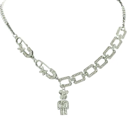 Diamond-Studded Pendant Necklace Cubac