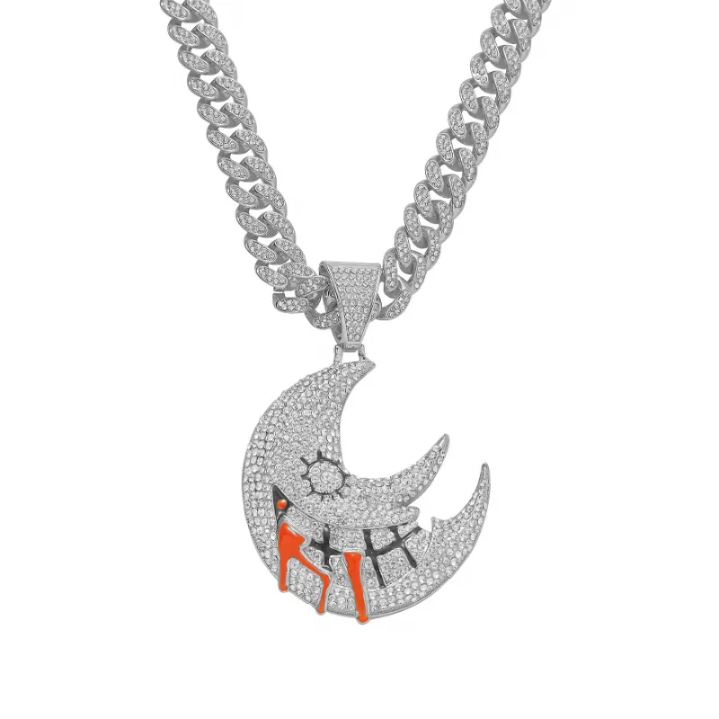 Moon Pendant Necklace-5