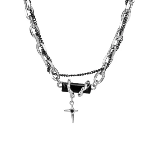 Trendy Cross Clavicle Necklace