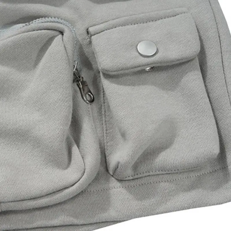 Mijko Multi Pocket Terry Shorts-2