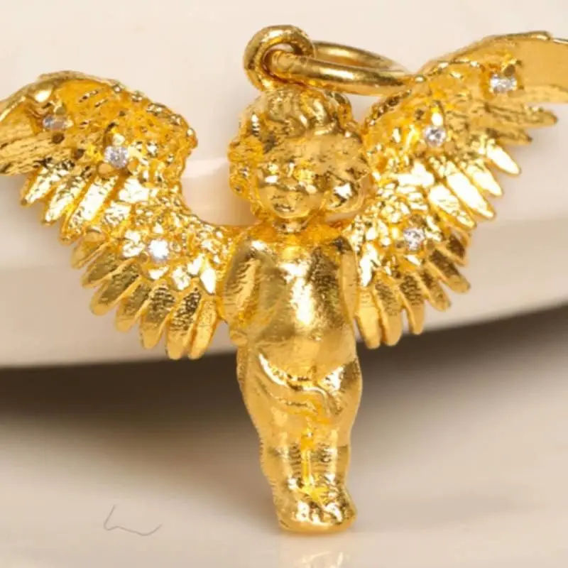 Angel Wings Pendant Necklace-3