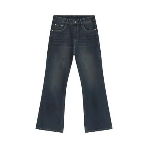 Trendy Wax Coated Jeans