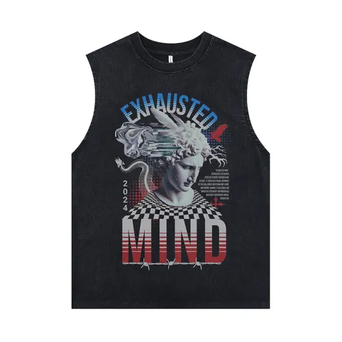 Hip-Hop Oversize Sleeveless Vest