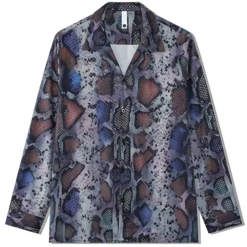 Casual Cardigan Full Print Shirt