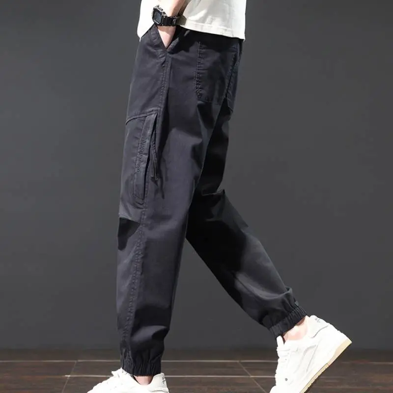 Loose Casual Cargo Pants-3