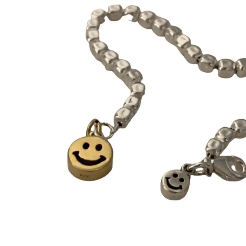 Smiley Face Hip Hop Bracelet-3