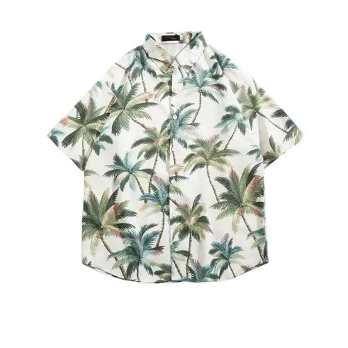 Miscellaneous Hawaiian Ice Silk Short Sleeve Shirt