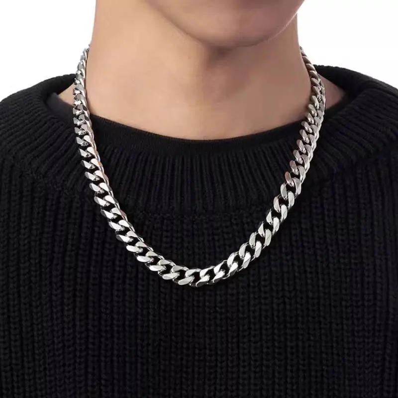 Titanium Steel Collarbone Necklace-2