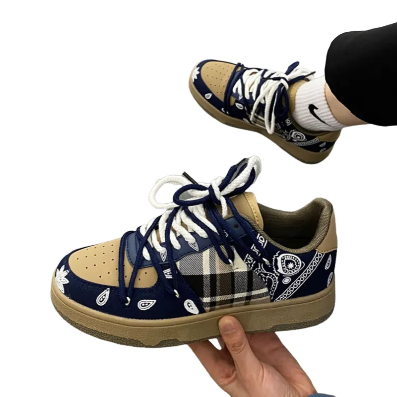 Cashew Flower Sneakers Trendy-4