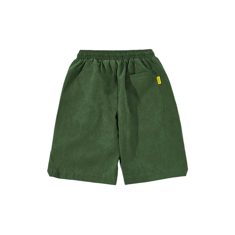 Letter Print Casual Running Shorts-3