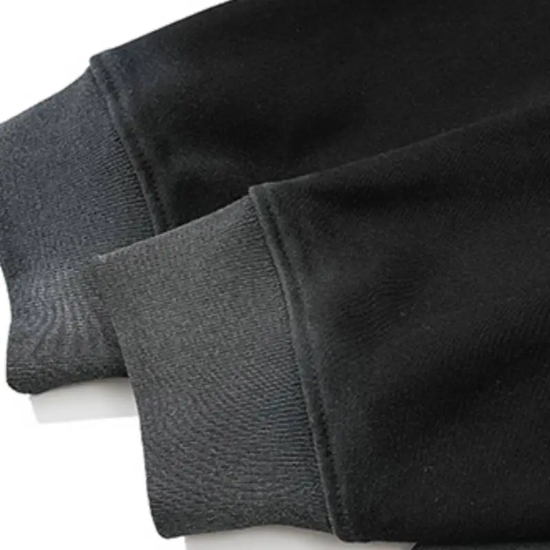 Stitching Printed Zipper Jacket Sweatshirt-7