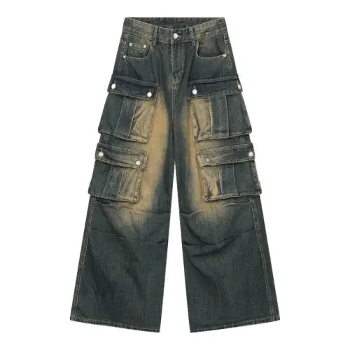 Multi-pocket Cargo Jeans