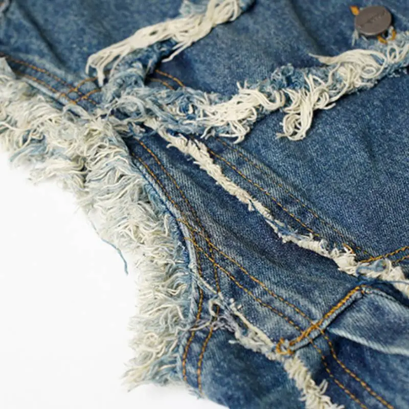Retro Washed Short Work Vest-4